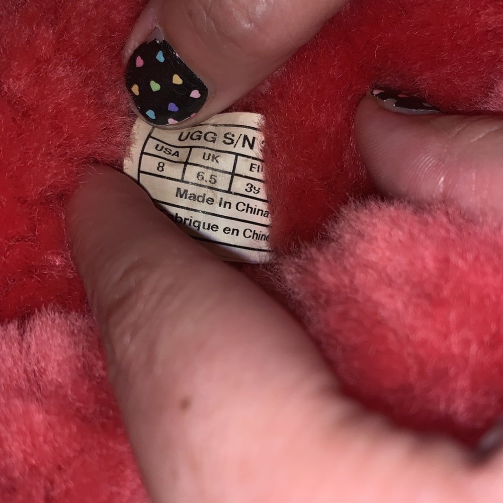 Pink UGG Mini w/ Button - Picture 7 of 7